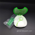 Plastic Denture Holder Durable Orthodontic Shell Shape Press-to-open Retainer Box Factory